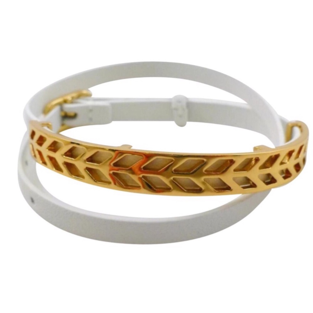 Stella & Dot Gold Chevron Wrap Bracelet